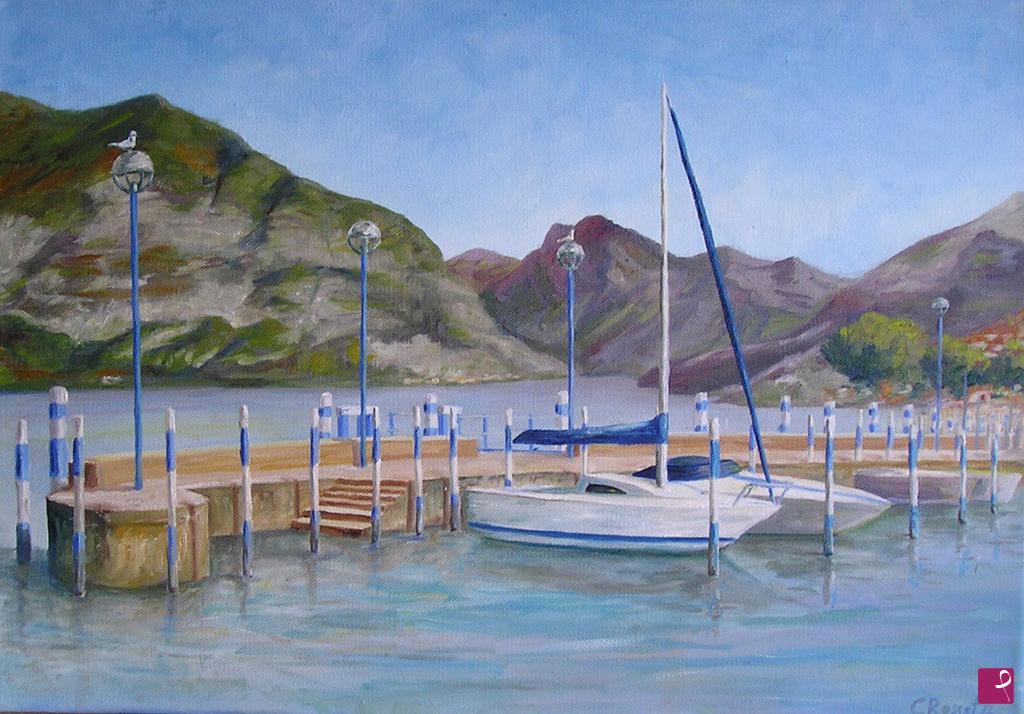quadri in vendita online - Porto d’Iseo 