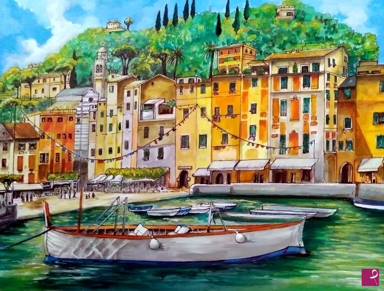 quadri in vendita online - Portofino