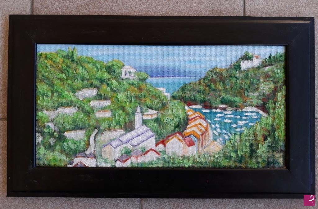 quadri in vendita online - PORTOFINO DALL'ALTO (2019)