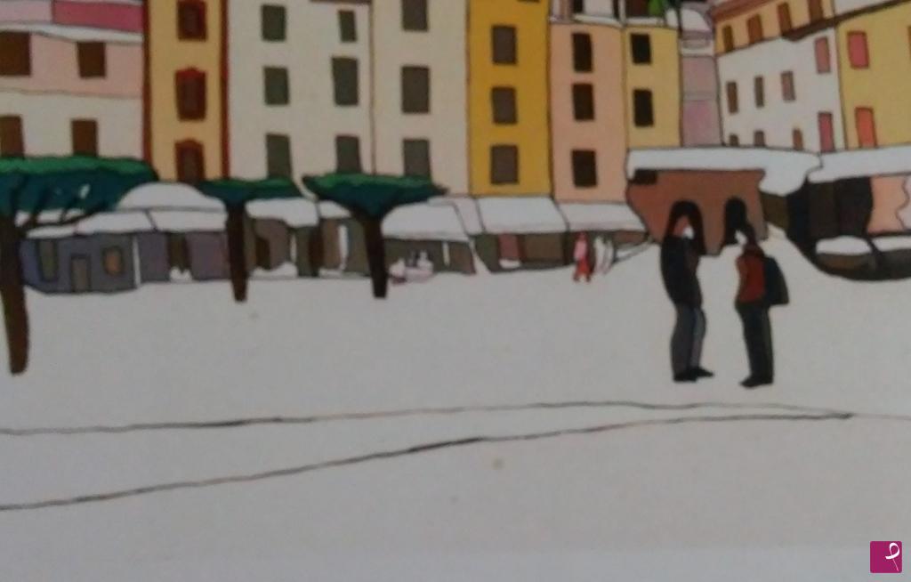 quadri in vendita online - Portofino la Piazzetta