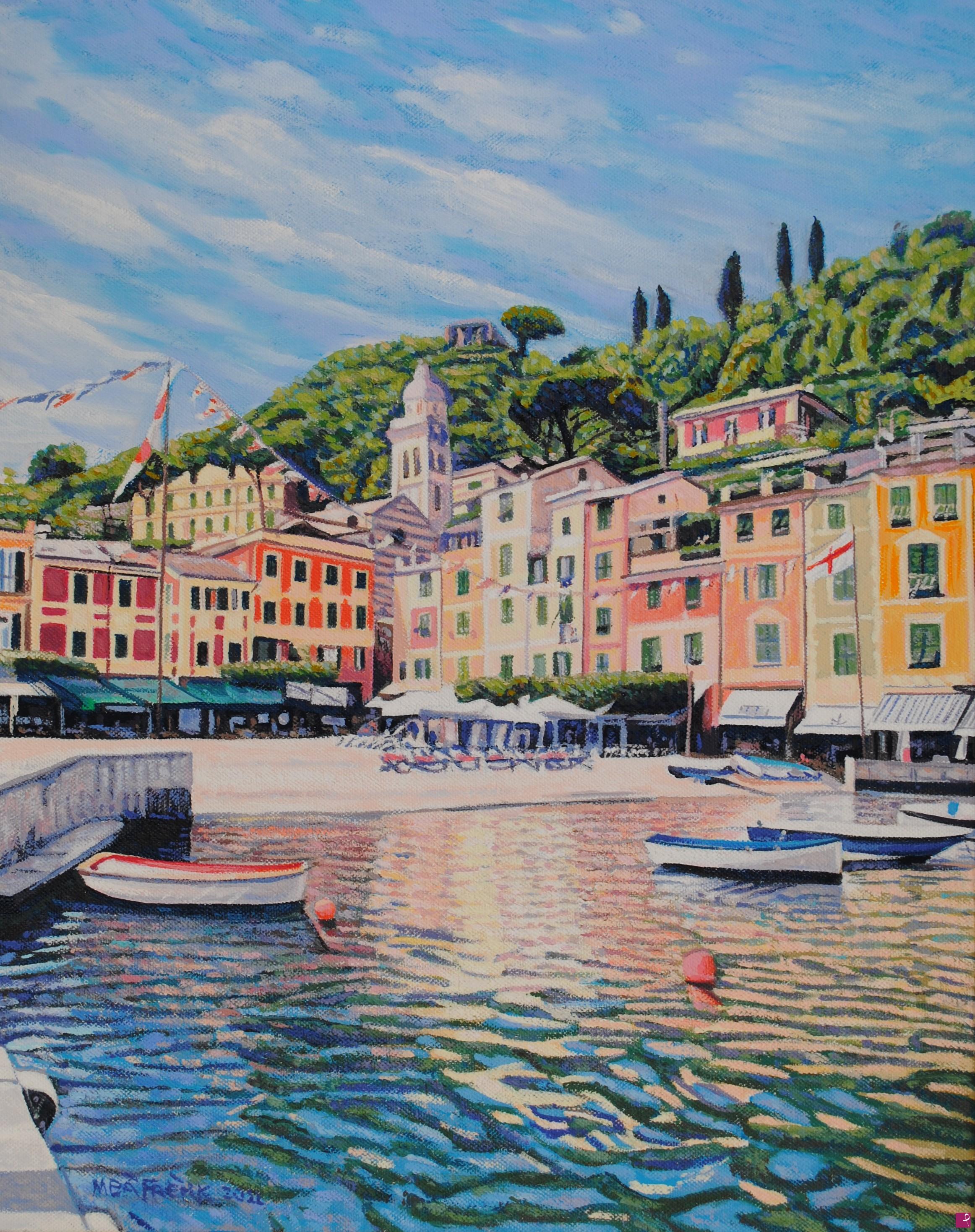quadri in vendita online - Portofino-paesaggio