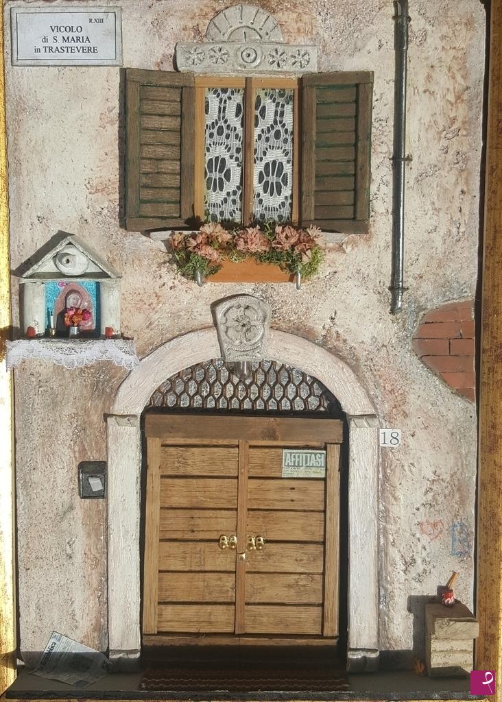 quadri in vendita online - Portone e Madonnina
