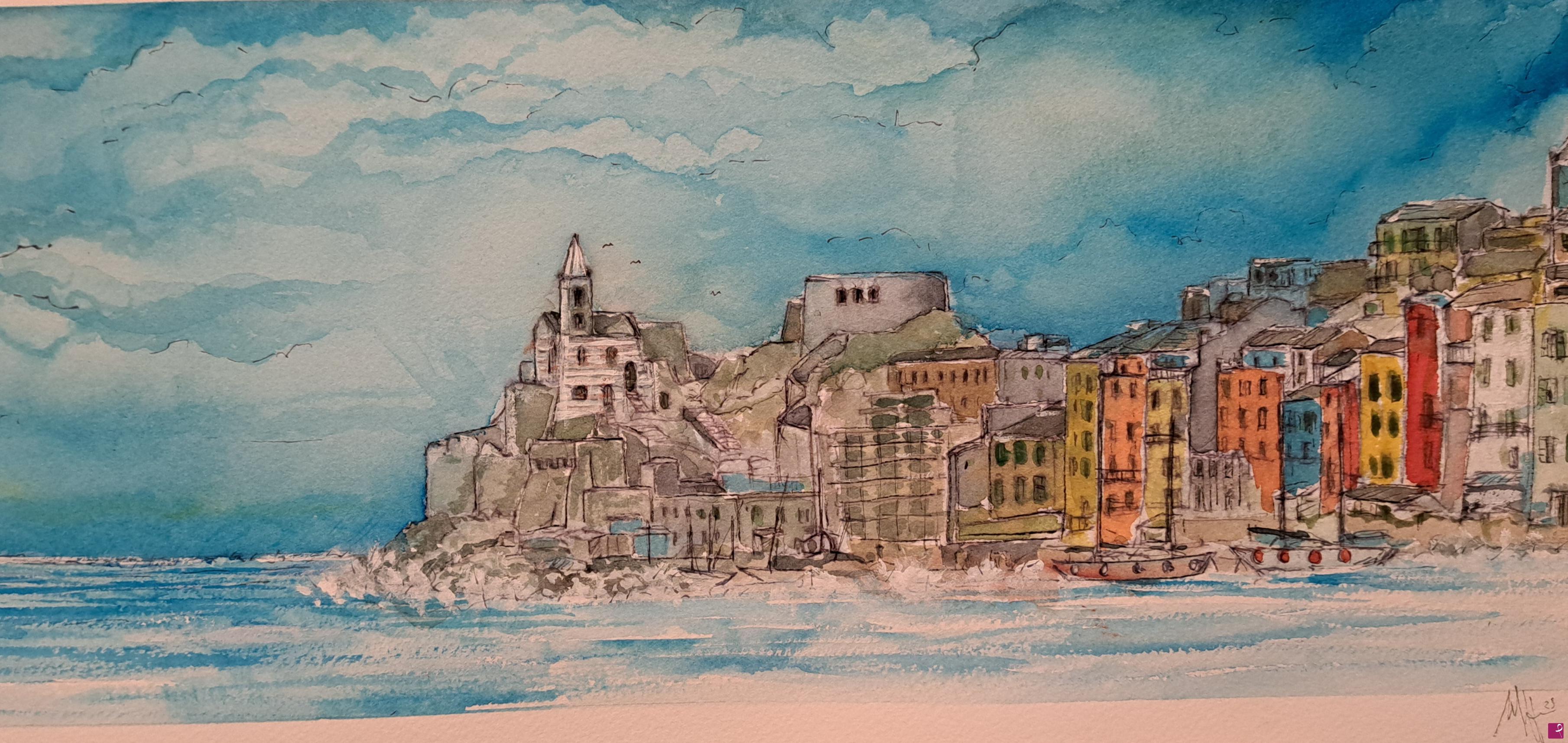 quadri in vendita online - PORTOVENERE