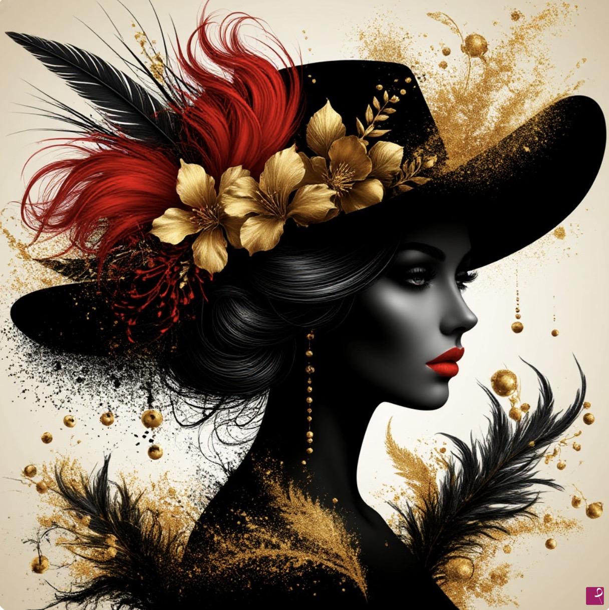 quadri in vendita online - Portrait beautiful woman 