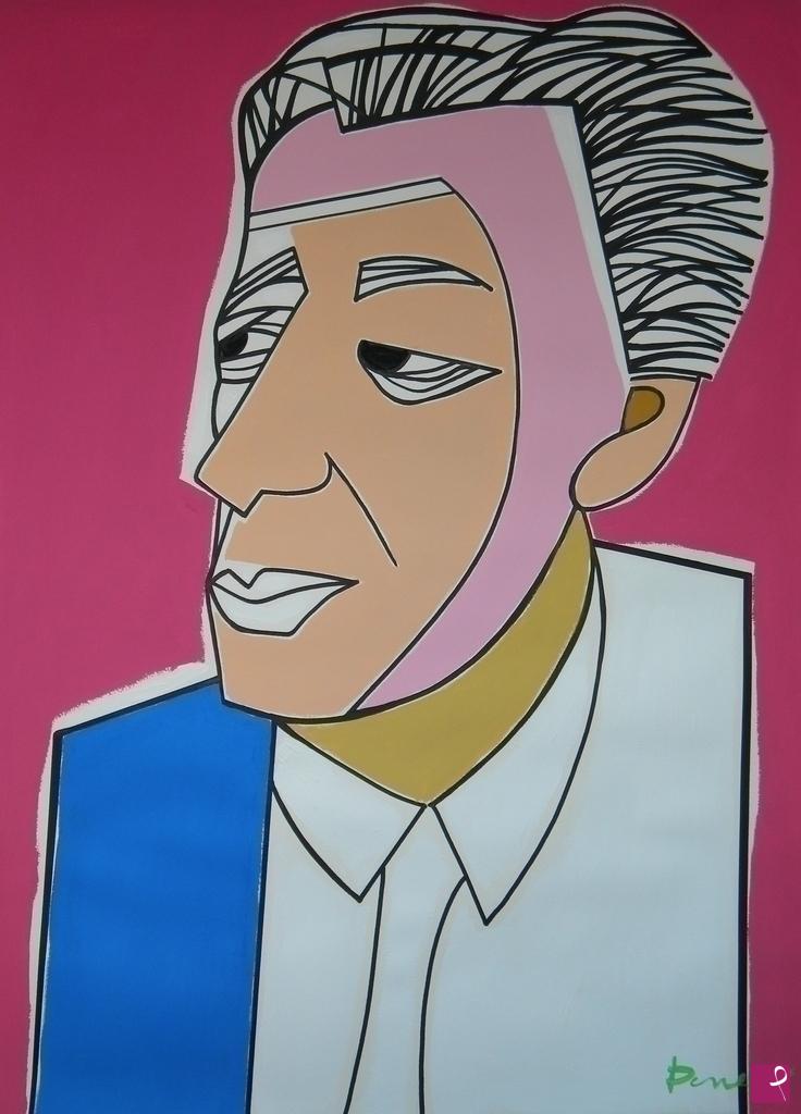 quadri in vendita online - Portrait de Alberto Giacometti