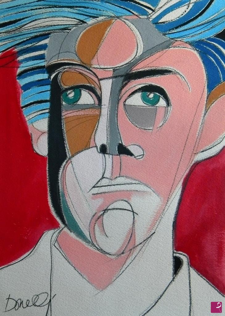 quadri in vendita online - Portrait de Arthur Rimbaud