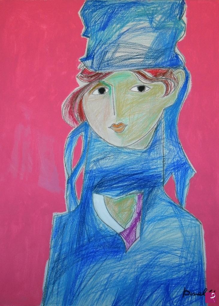 quadri in vendita online - Portrait de Berthe Morisot