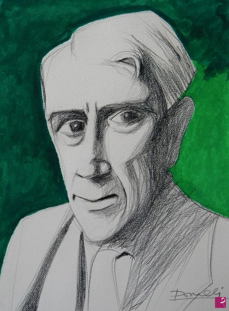 quadri in vendita online - Portrait de Georges Braque