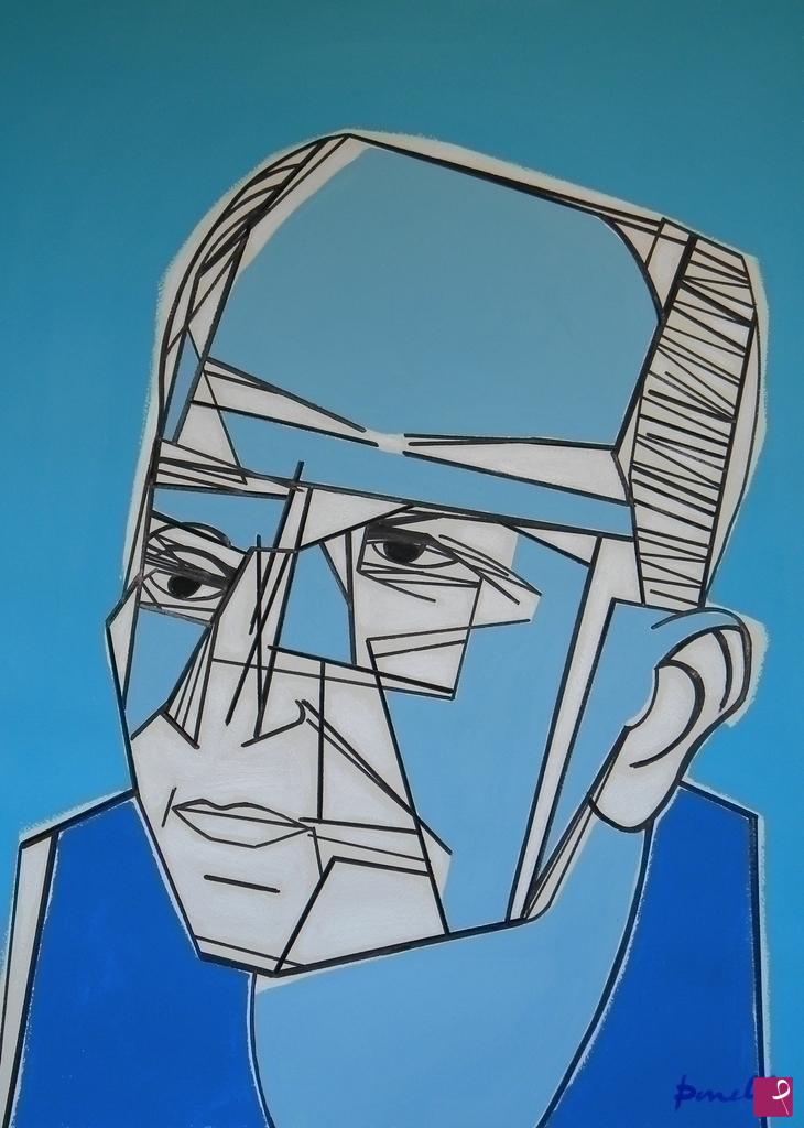 quadri in vendita online - Portrait de Jackson Pollock