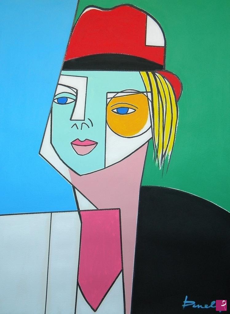 quadri in vendita online - Portrait de jeune fille
