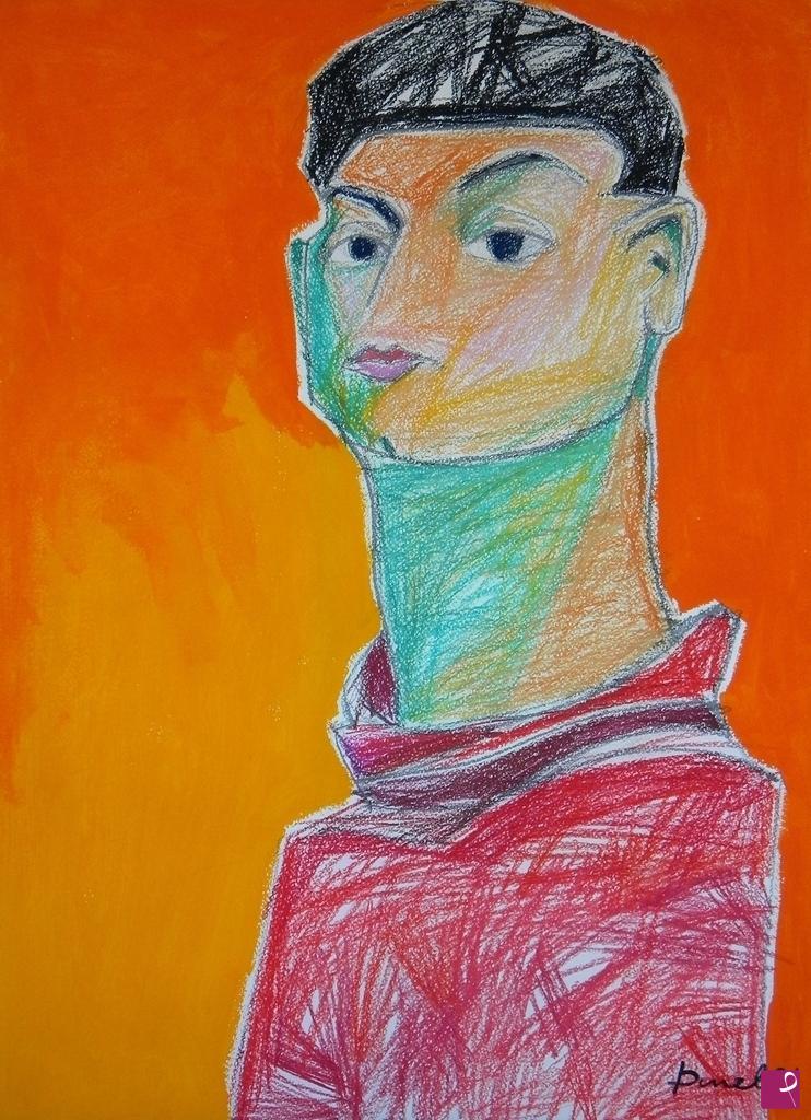 quadri in vendita online - Portrait de Moise Kisling
