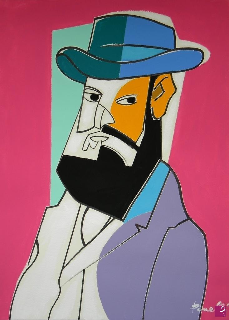 quadri in vendita online - Portrait de Paul Cézanne