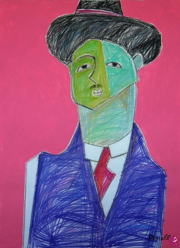 quadri in vendita online - Portrait de Paul Guillaume 