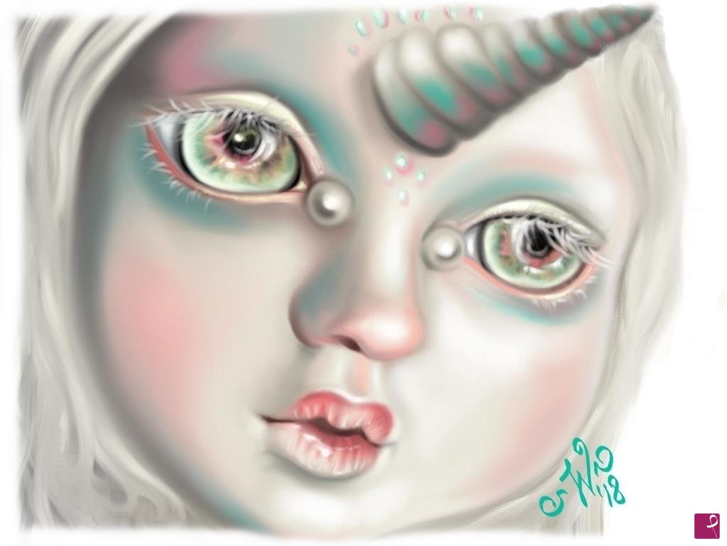 quadri in vendita online - Portrait Doll 4