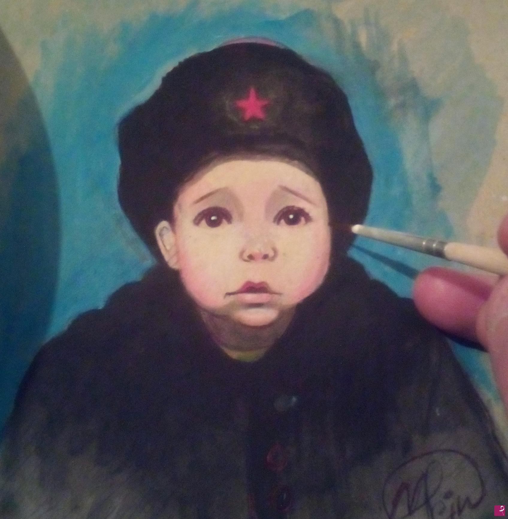 quadri in vendita online - Portrait of a child 