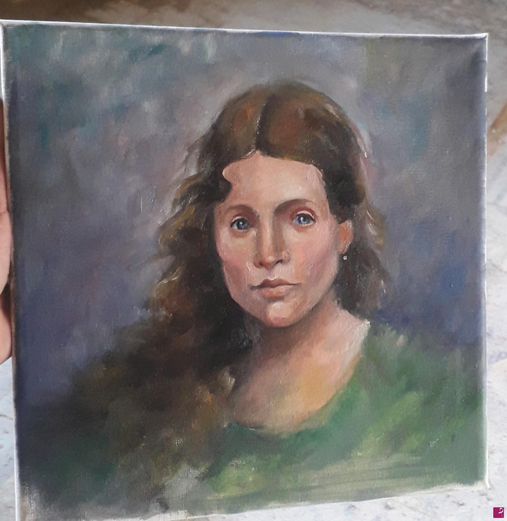 quadri in vendita online - Portrait of a girl