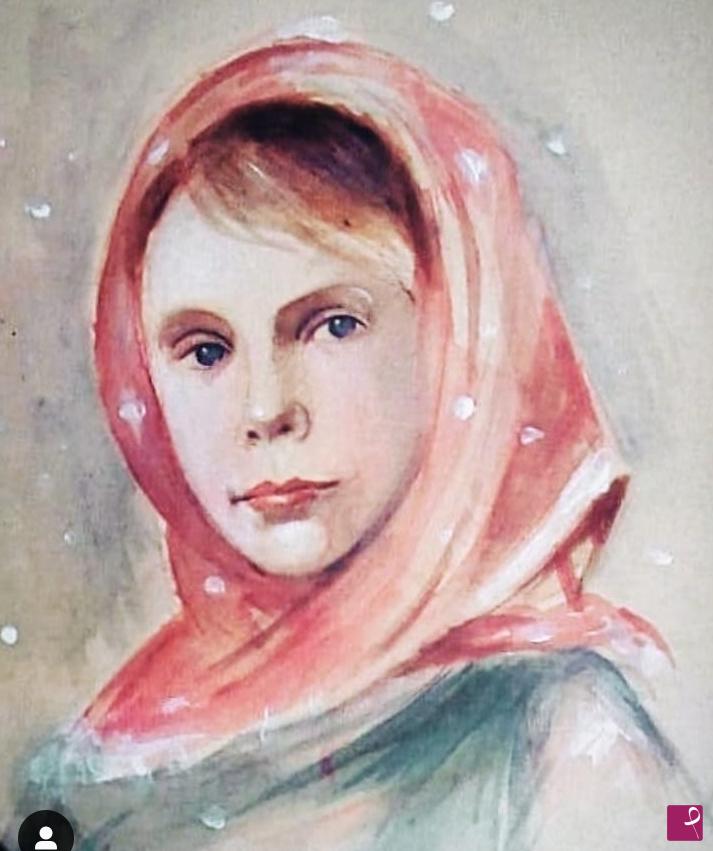 quadri in vendita online - Portrait of a Russian girl 