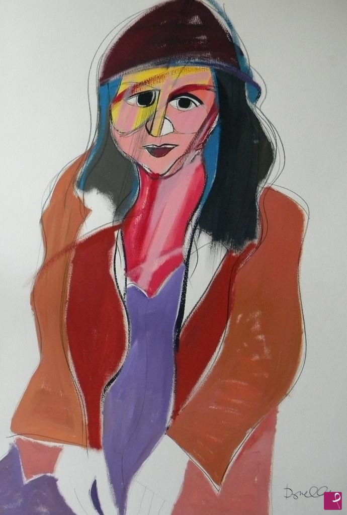quadri in vendita online - Portrait of Alina Reyes