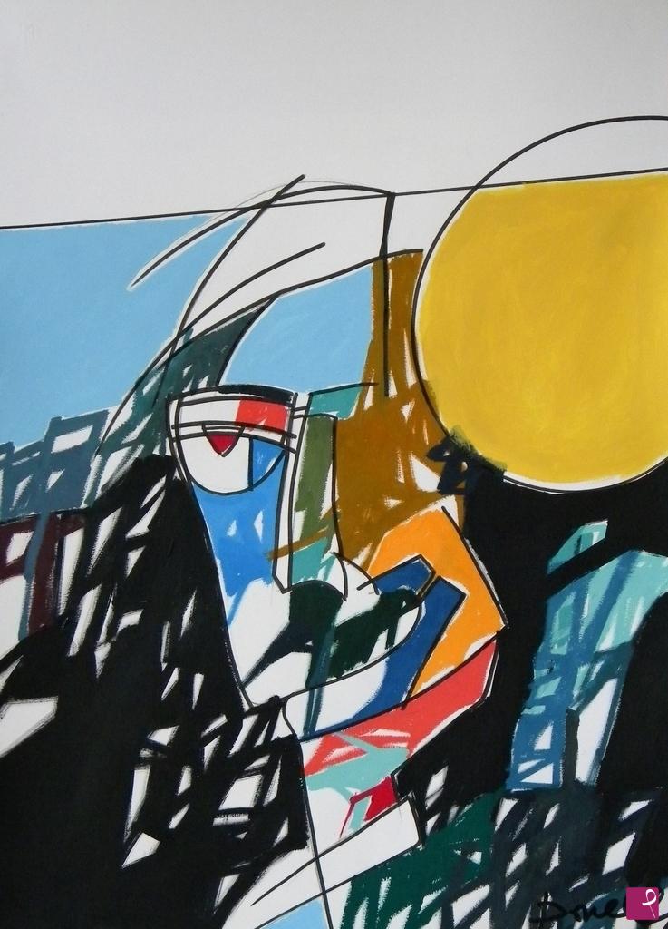 quadri in vendita online - Portrait of Andy Warhol