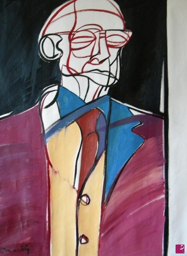 quadri in vendita online -  Portrait of Carlo Mattioli