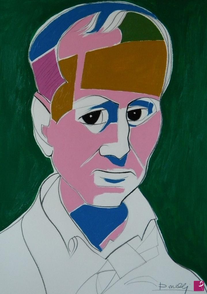 quadri in vendita online - Portrait of Charles Baudelaire