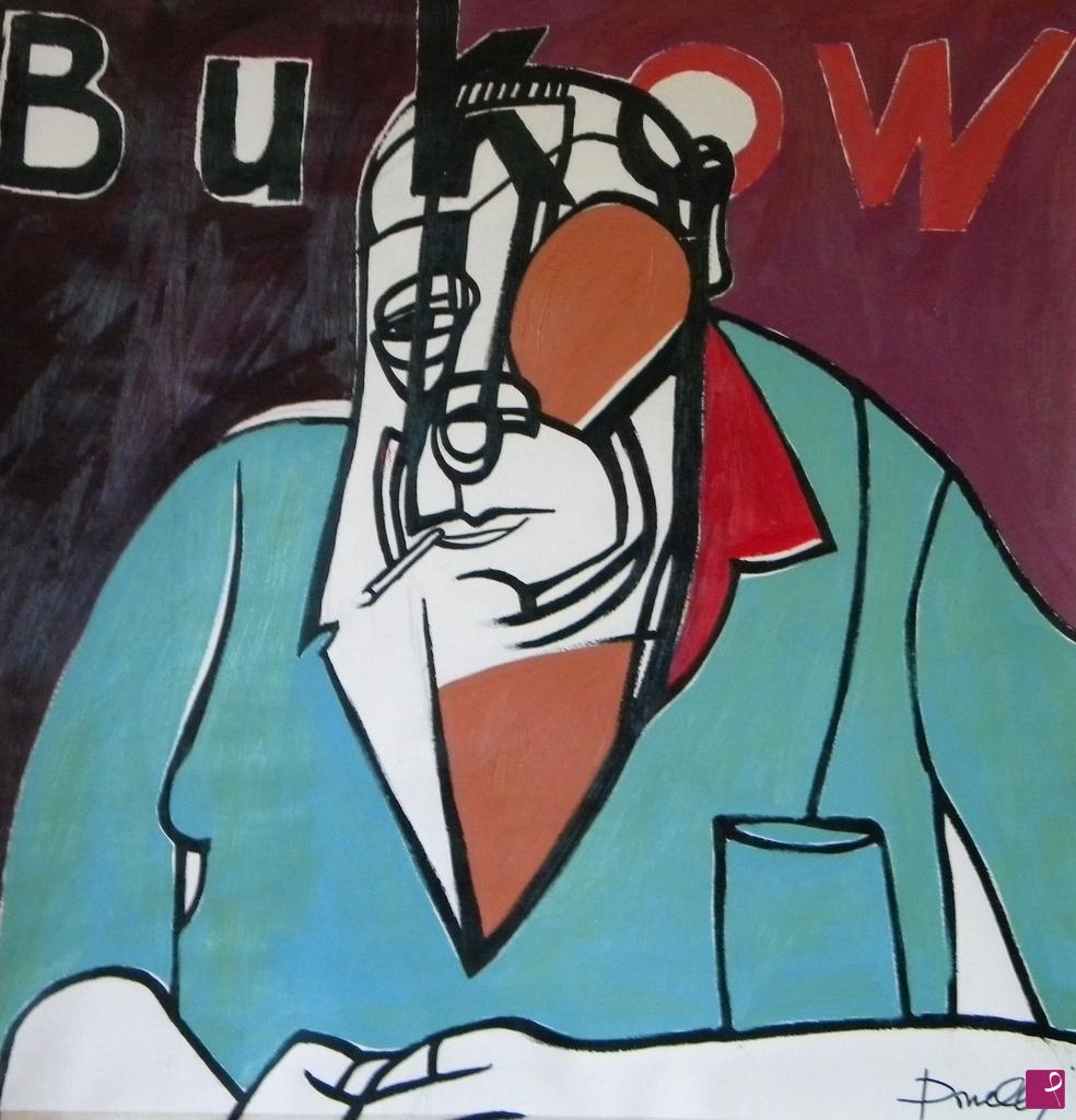 quadri in vendita online - Portrait of Charles Bukowski