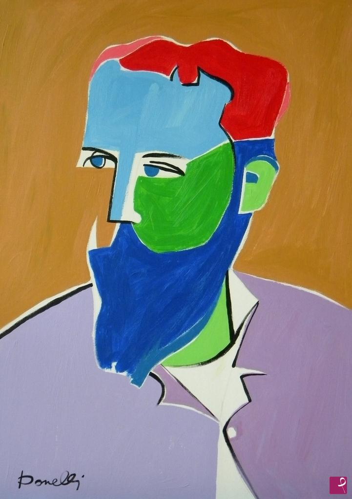 quadri in vendita online - Portrait of Claude Monet