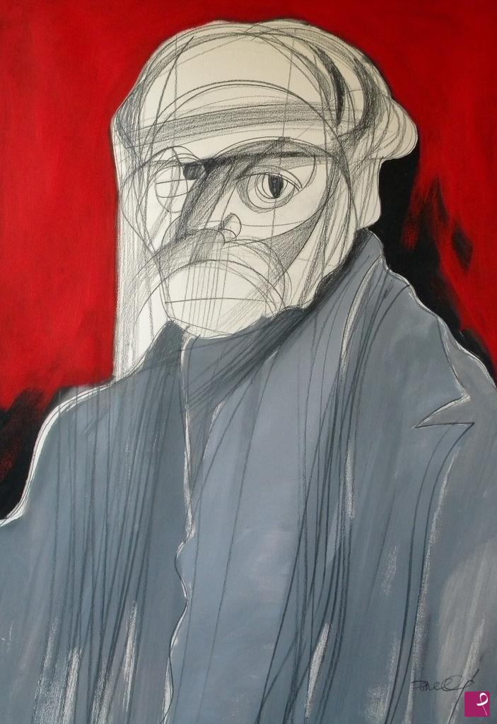 quadri in vendita online - Portrait of Constantin Guys