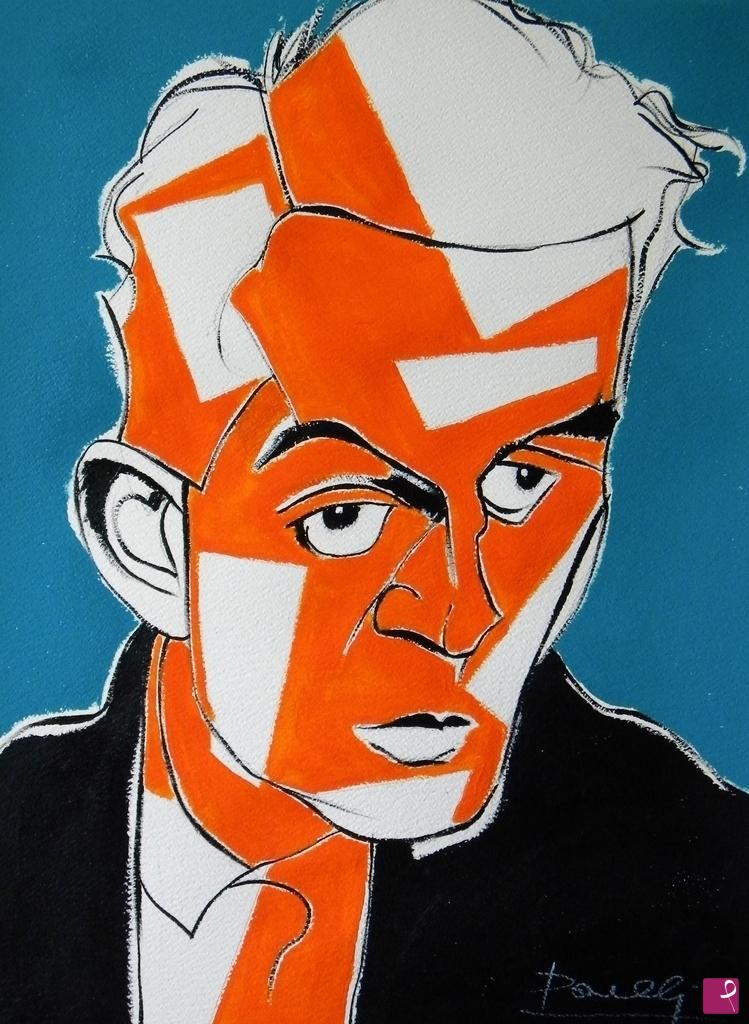 quadri in vendita online - Portrait of Egon Schiele