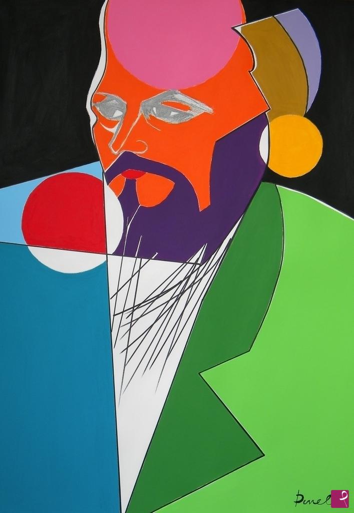 quadri in vendita online - Portrait of Fedor Michajlovic Dostoevskij