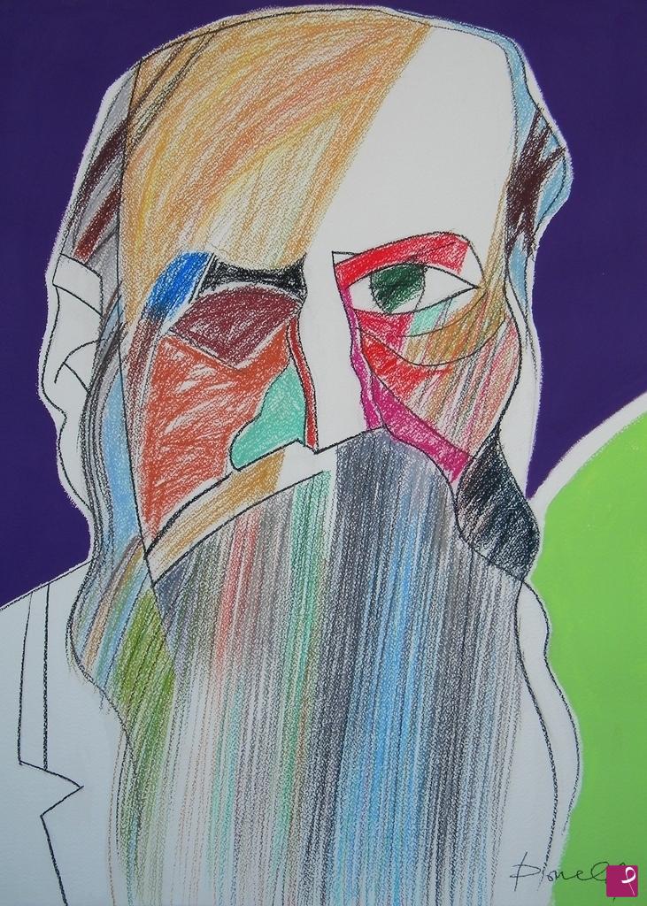 quadri in vendita online - Portrait of Fedor Michajlovic Dostoevskij