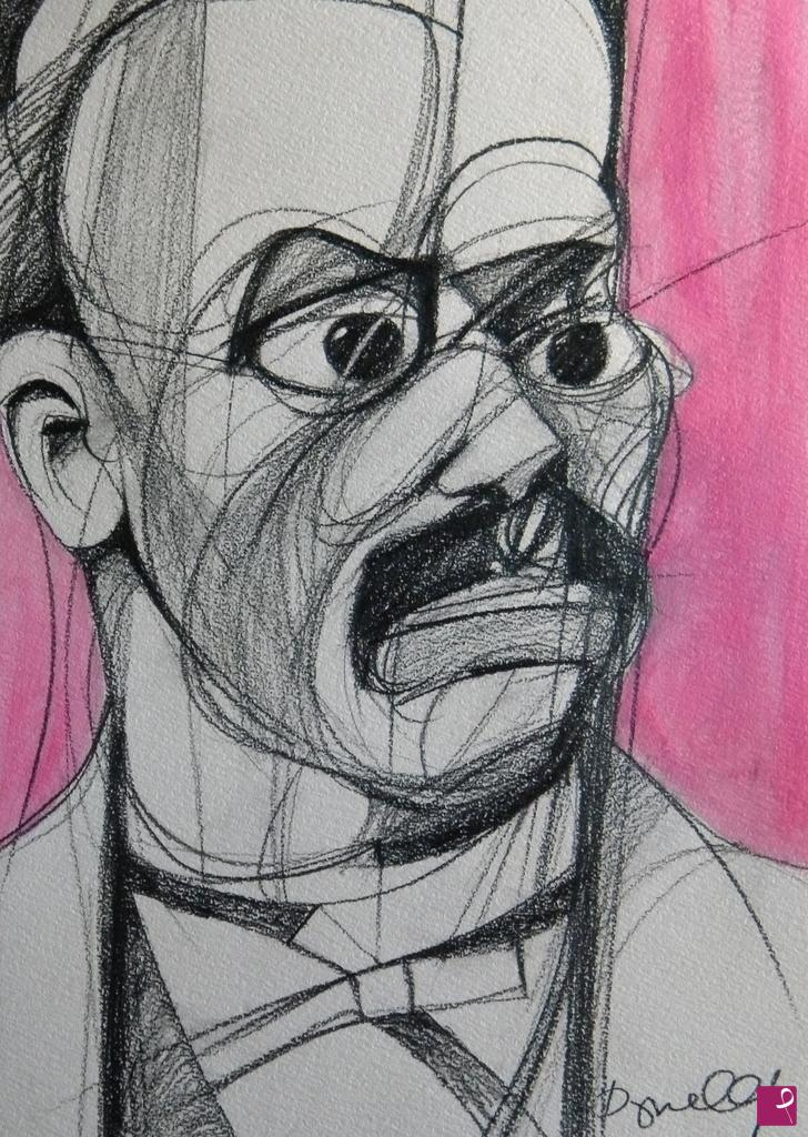 quadri in vendita online - Portrait of Friedrich Wilhem Nietzche