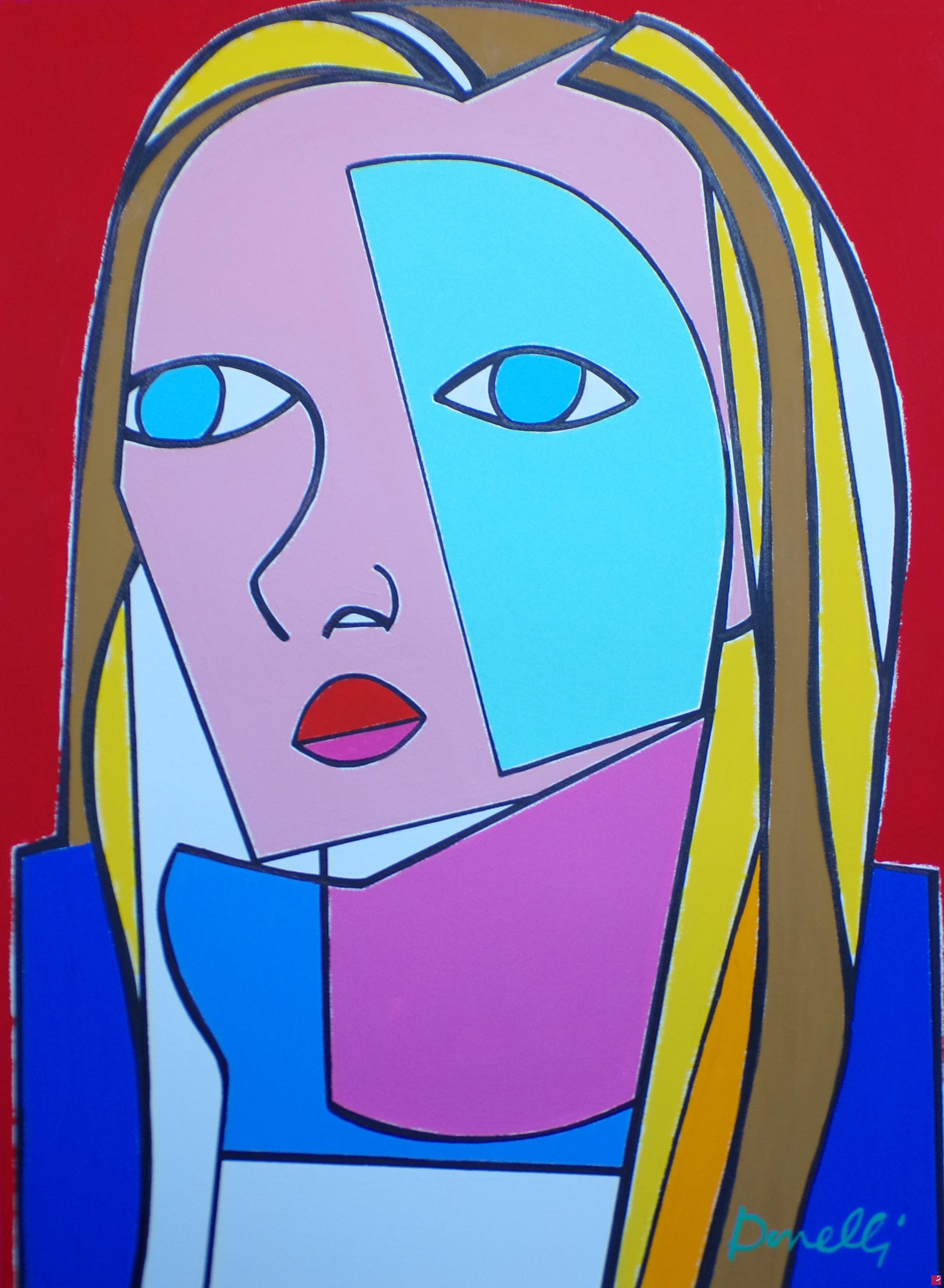 quadri in vendita online - Portrait of Giorgia Meloni 