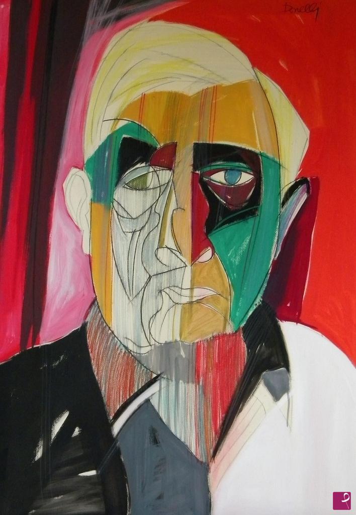 quadri in vendita online - Portrait of Giorgio de Chirico