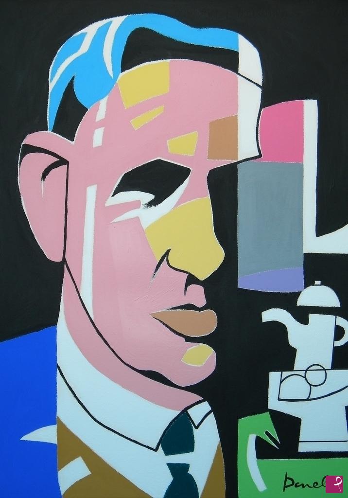 quadri in vendita online - Portrait of Giorgio Morandi