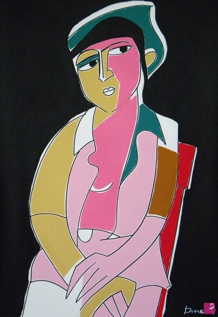 quadri in vendita online - Portrait of girl