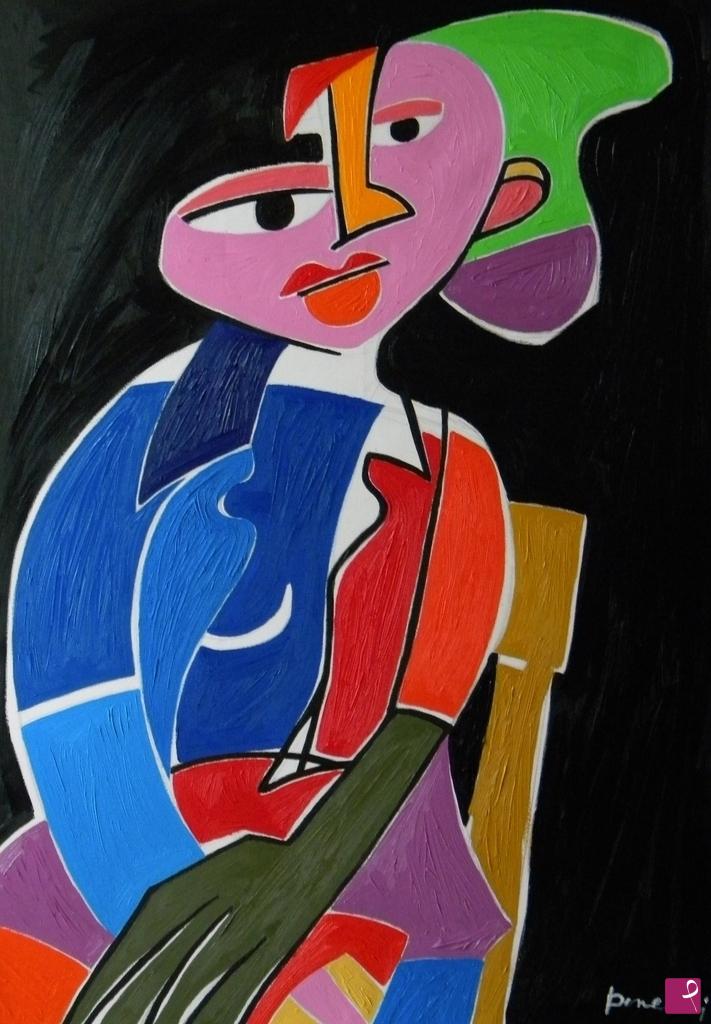 quadri in vendita online - Portrait of girl