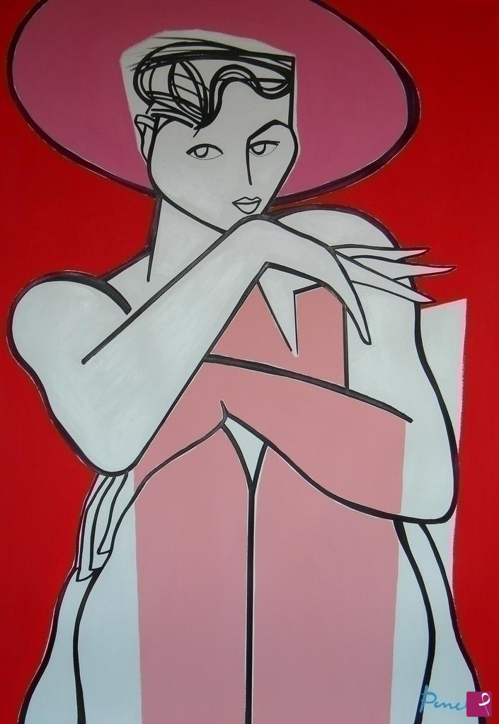 quadri in vendita online - Portrait of girl