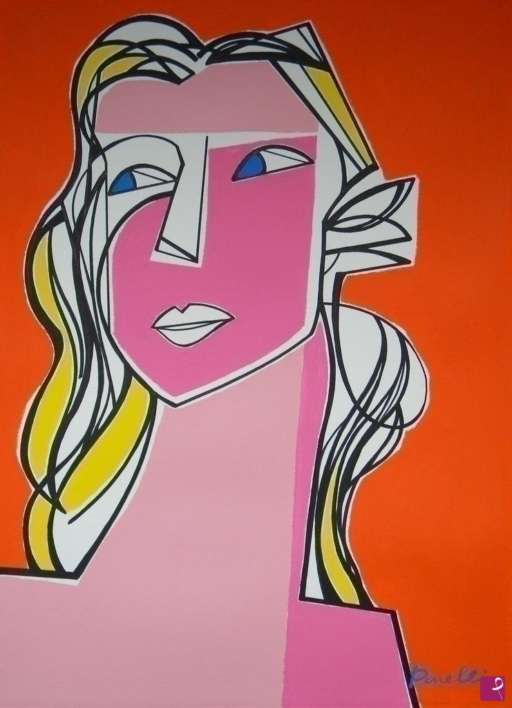 quadri in vendita online - Portrait of girl