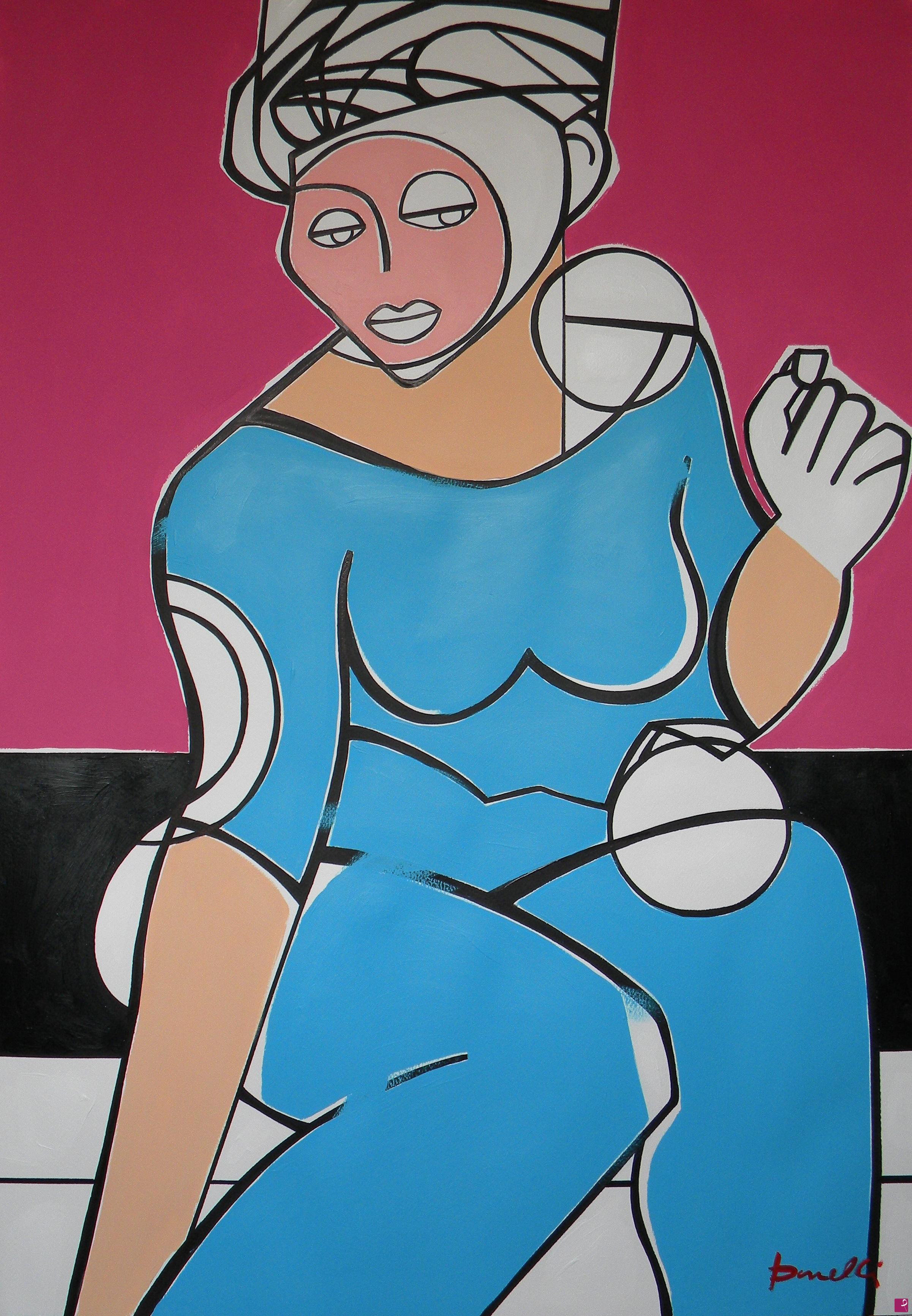quadri in vendita online - Portrait of girl