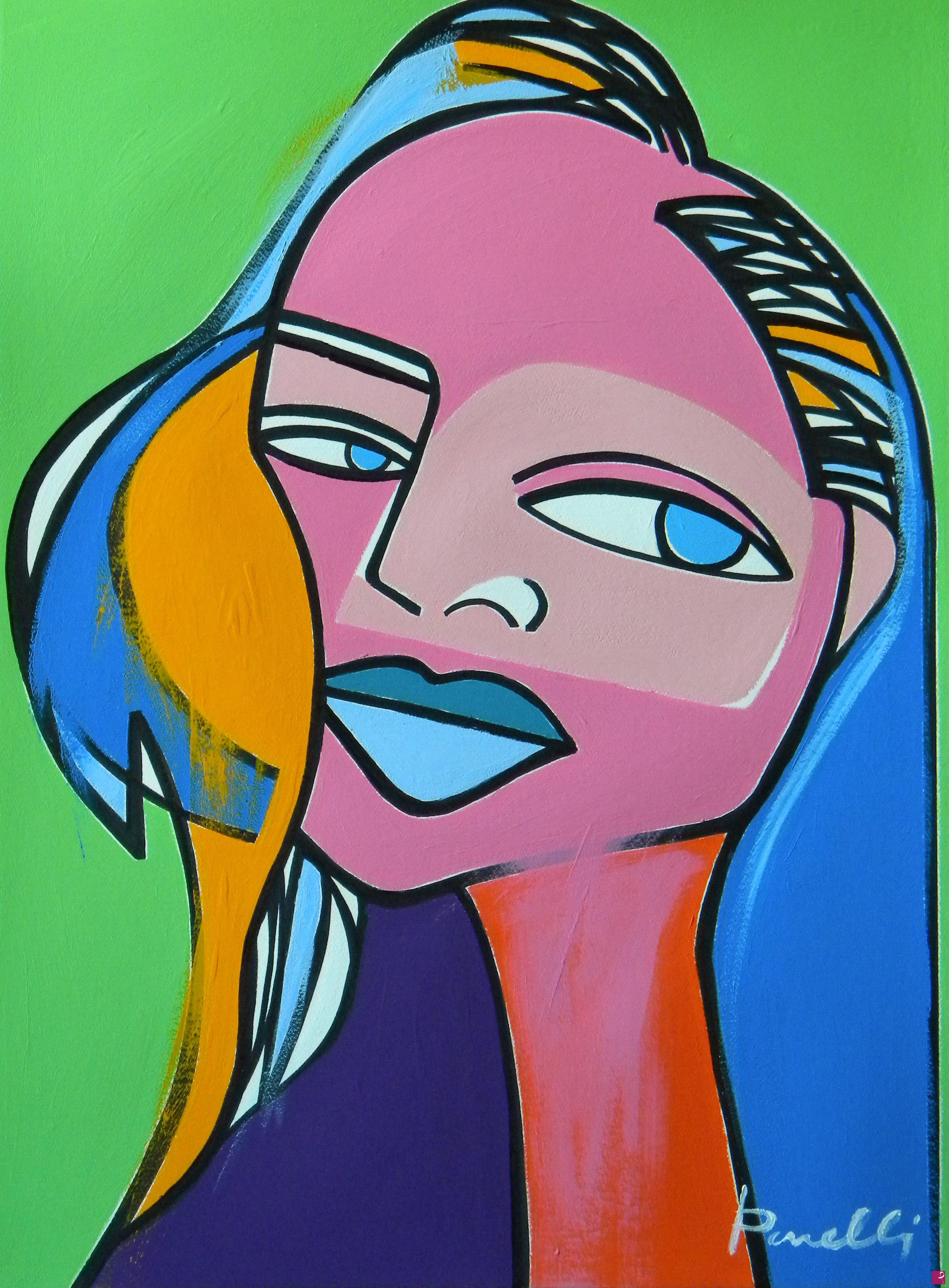 quadri in vendita online - Portrait of girl