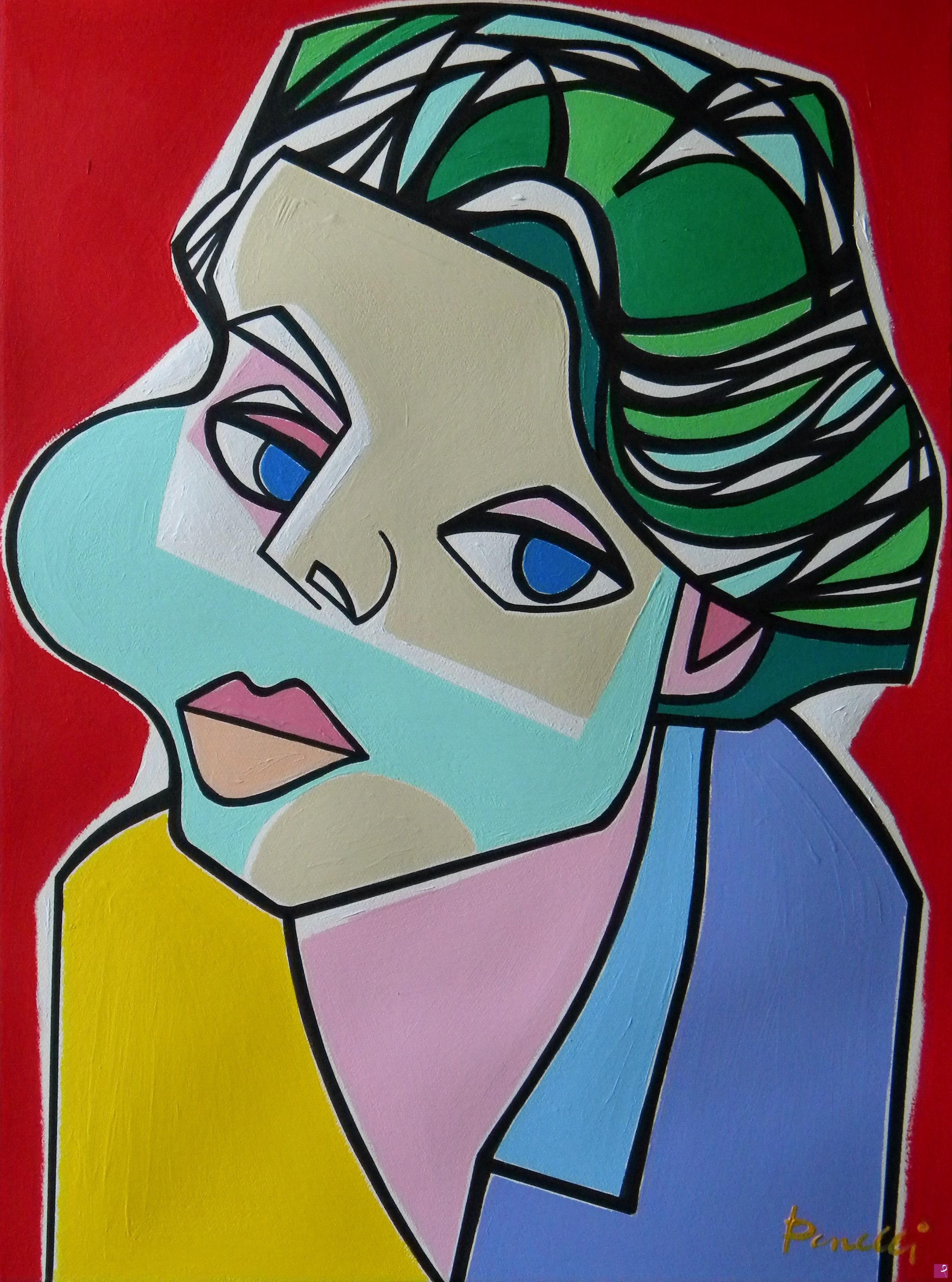 quadri in vendita online - Portrait of girl
