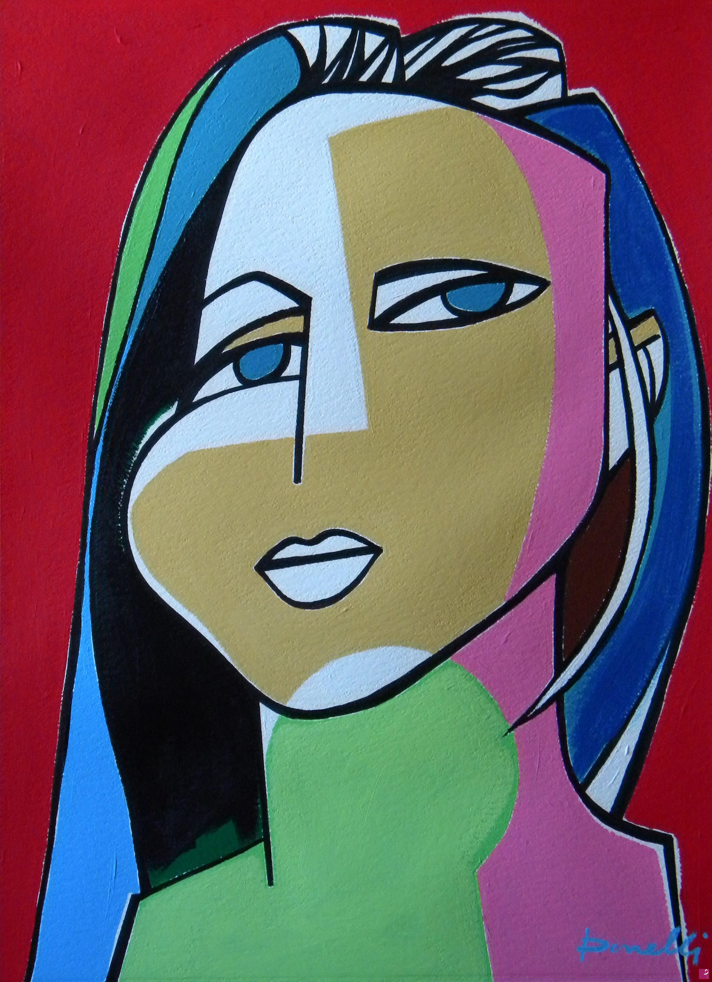 quadri in vendita online - Portrait of girl