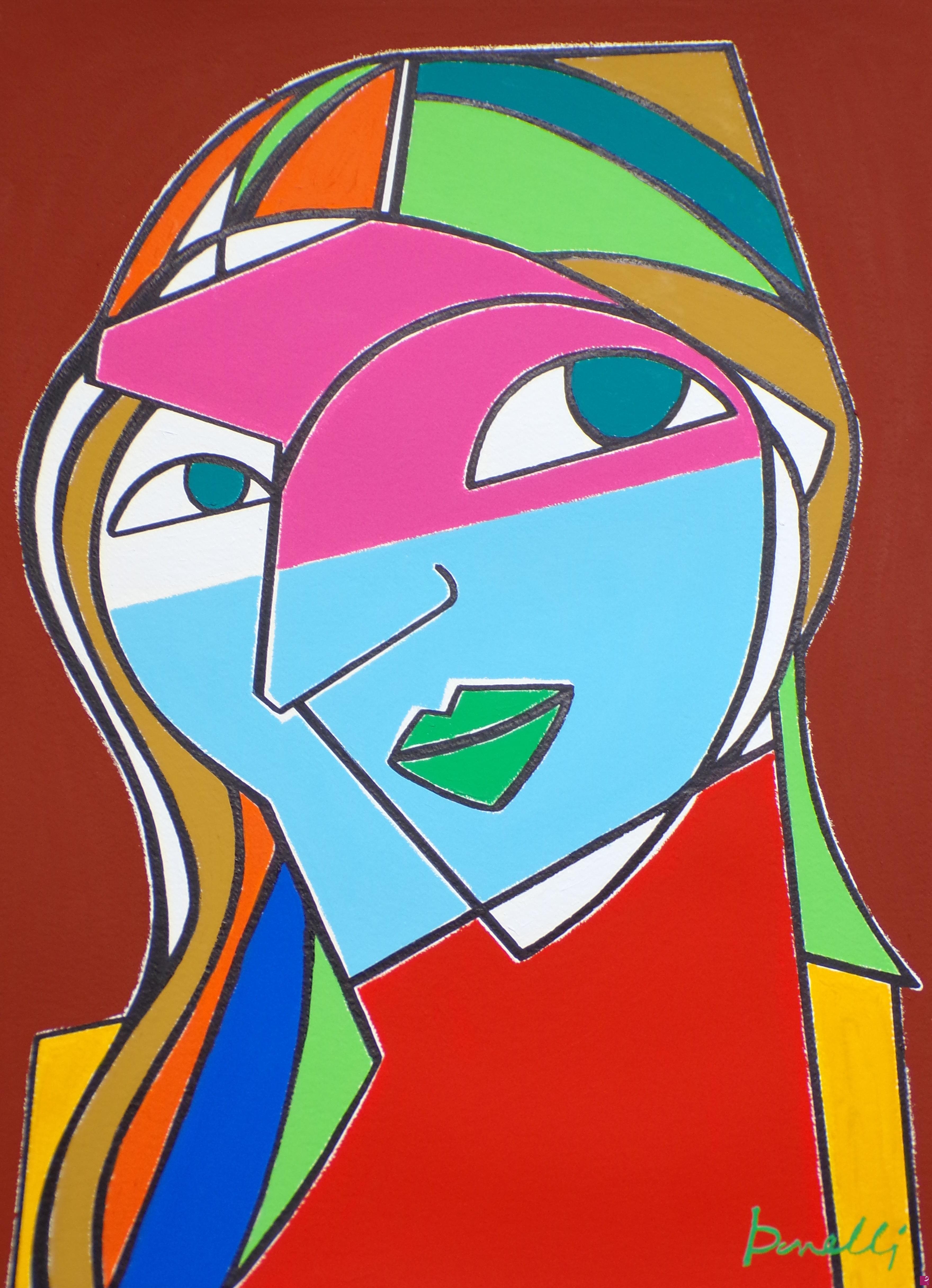 quadri in vendita online - Portrait of girl 