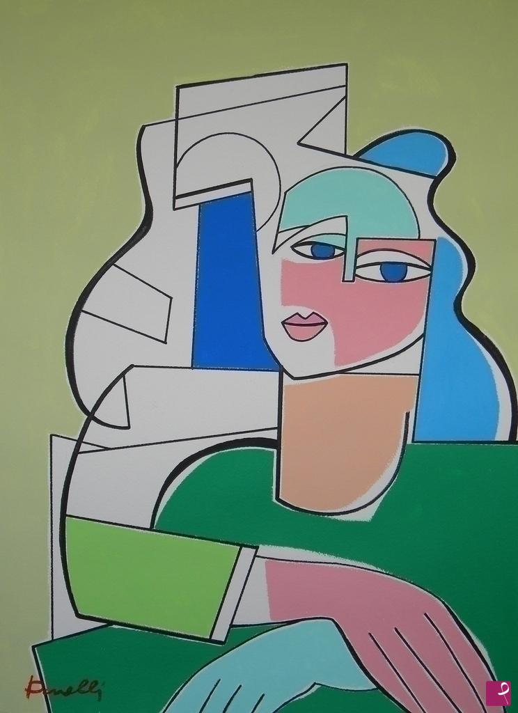 quadri in vendita online - Portrait of girl 