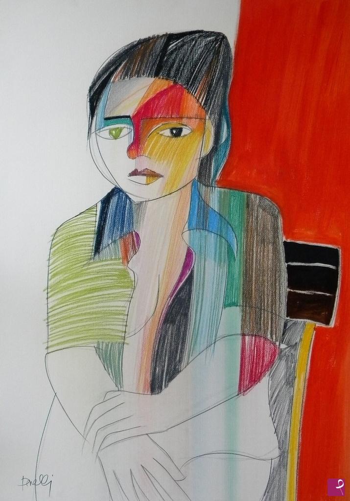 quadri in vendita online - Portrait of Giuseppina