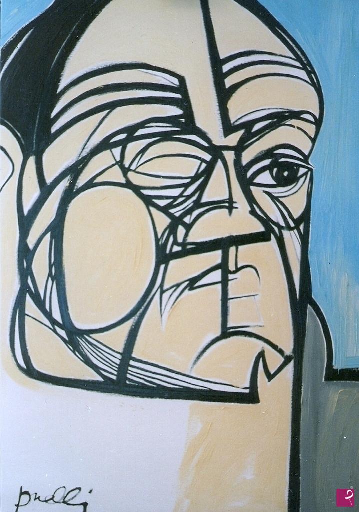 quadri in vendita online - Portrait of Goffredo Parise