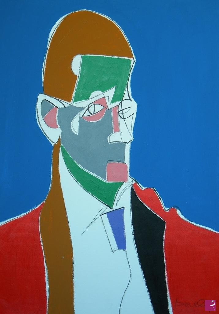 quadri in vendita online - Portrait of James Joyce