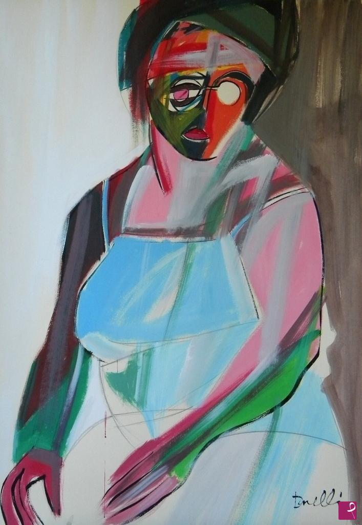 quadri in vendita online - Portrait of Luana Ghidotti