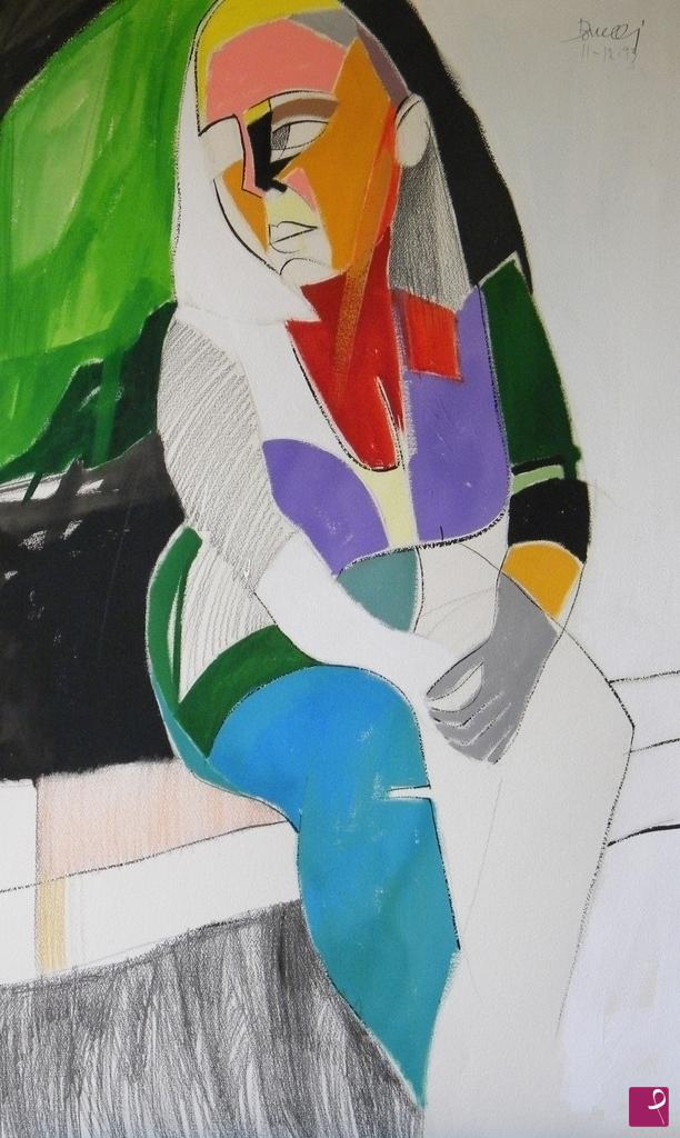 quadri in vendita online - Portrait of Luana Ghidotti